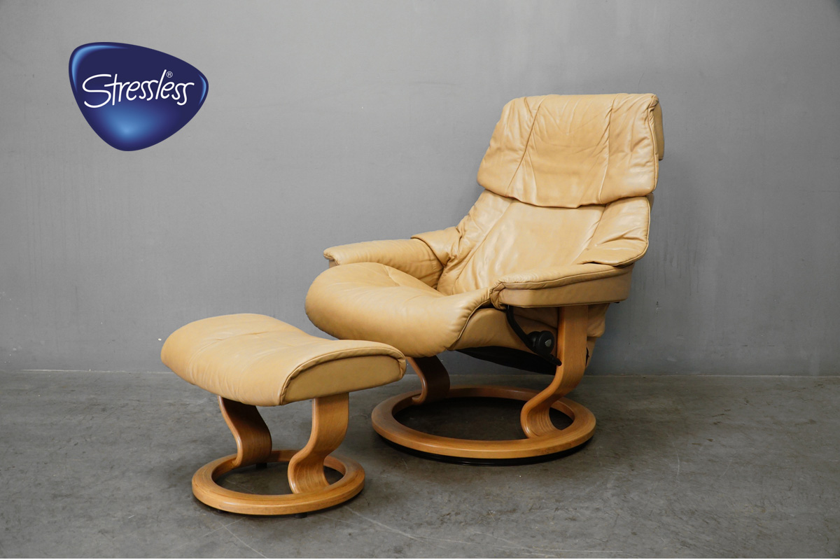 EKORNES(エコーネス) Stressless(ストレスレス) レノ L クラシック リクライニングチェアセット