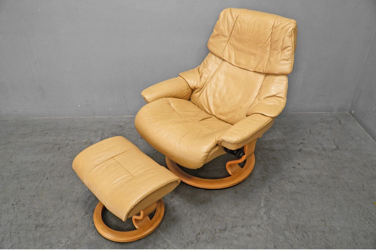 EKORNES(エコーネス) Stressless(ストレスレス) レノ L クラシック リクライニングチェアセット
