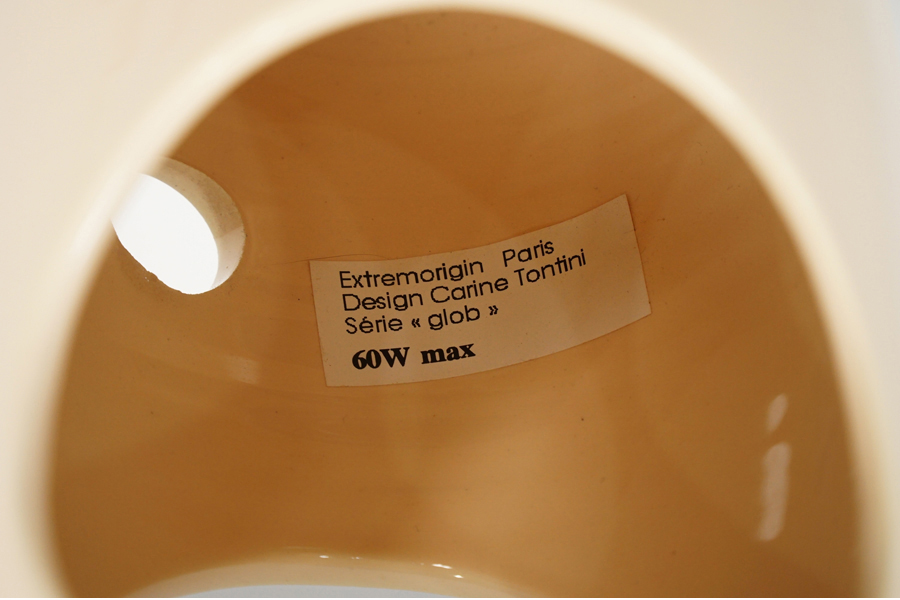 THE CONRAN SHOP(ザ・コンランショップ) Extremorigin Paris 「Glob」 テーブルランプ 陶器 照明 ライト セラミックランプ carine tontini アドア東京