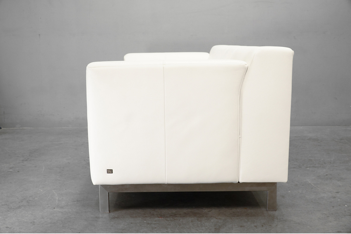 ROLF BENZ(ロルフベンツ) 328 LINEA(リネア) 革張り レザー 3人掛けソファ IDC大塚家具　側面