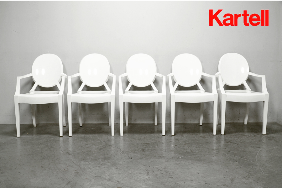Kartell(カルテル) LOUIS GHOST (ルイゴースト) チェア ホワイト フィリップ・スタルク アドア東京