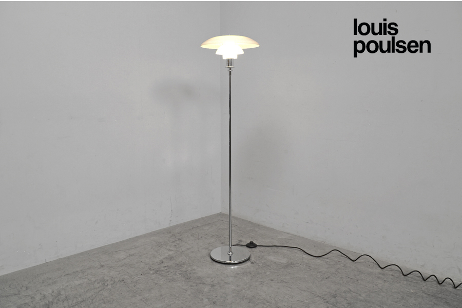 全体 louis poulsen(ルイスポールセン) PH3 1/2-21/2 フロアスタンド シルバークローム ランプ照明 ヤマギワ　アドア東京