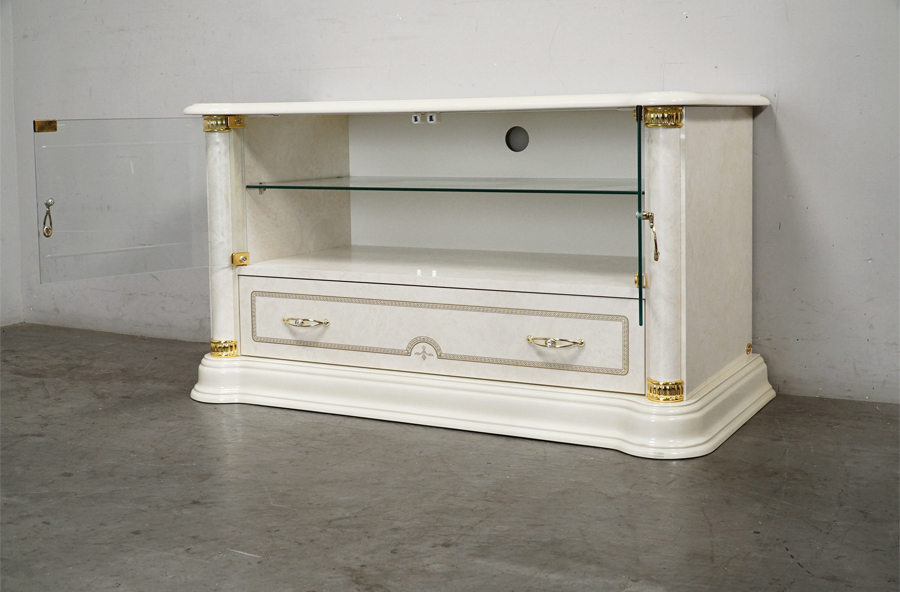 Saltarelli Mobili(サルタレッリモビリ) FLORENCE(フローレンス) TVボード テレビ台 アイボリー　アドア東京