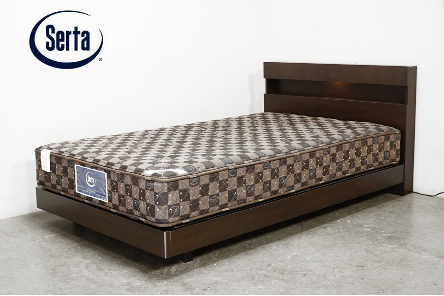 Sarta(サータ)ベッド ポスチャーベーシック6.8 F1N ハード マットレス付 セミダブルサイズベッド　アドア東京