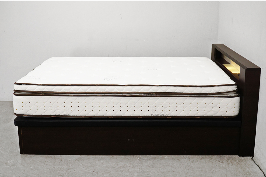 Sarta(サータ) ポスチャーパーフェクトスリーパー 1トップ 跳ね上げ収納(リフトアップ)ベッド ダブルサイズ　アドア東京