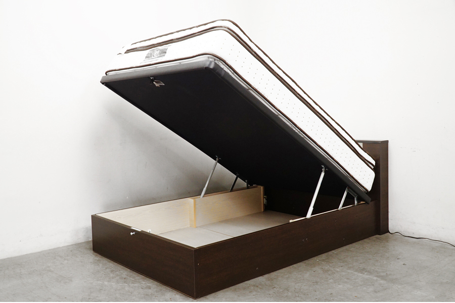 Sarta(サータ) ポスチャーパーフェクトスリーパー 1トップ 跳ね上げ収納(リフトアップ)ベッド ダブルサイズ　アドア東京