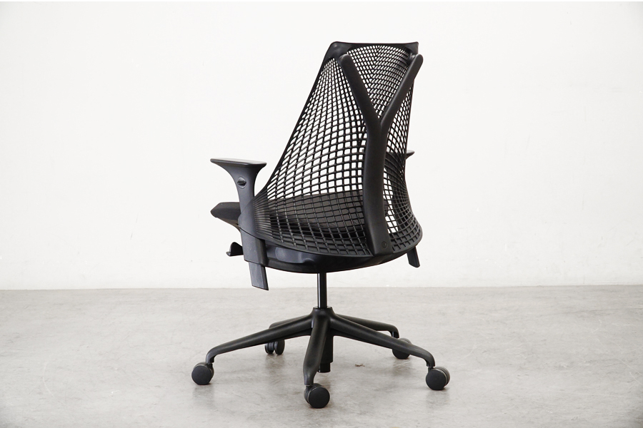 HermanMiller（ハーマンミラー）SAYL Chair(セイルチェア)  ブラックフレーム×ブラックベース アジャスタブルアーム　アドア東京