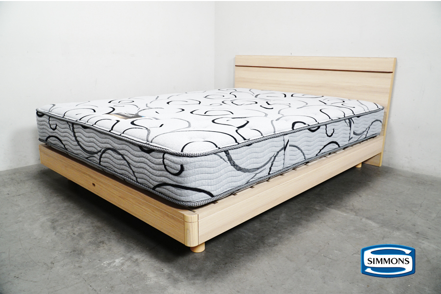 Simmons(シモンズ )ベッド ビューティレスト New fit(ニューフィット) マットレス付きクイーンサイズベッド アドア東京