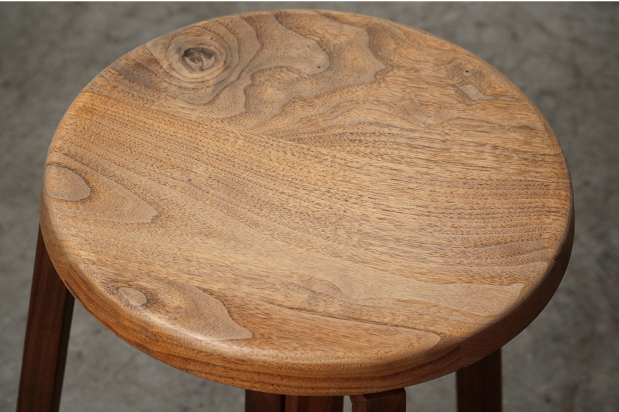 HIRASHIMA (ヒラシマ)  SPAGO Stool(スパーゴ スツール) ウォールナット チェア 椅子　アドア東京