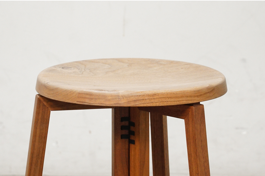 HIRASHIMA (ヒラシマ)  SPAGO Stool(スパーゴ スツール) ウォールナット チェア 椅子　アドア東京