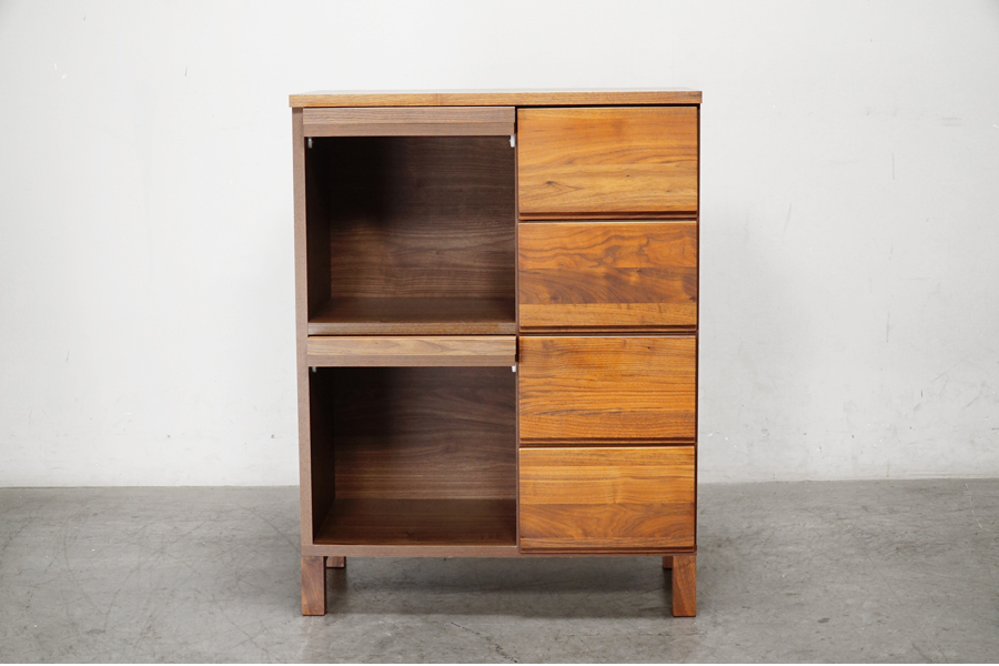 高野木工 LECCE 68(レッチェ) キャビネット マガジンラック ウォールナット材 サイドボード　アドア東京