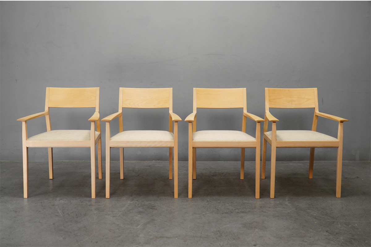 TIME&STYLE (タイムアンドスタイル) Vision(ヴィジョン) ダイニングチェア4脚セット