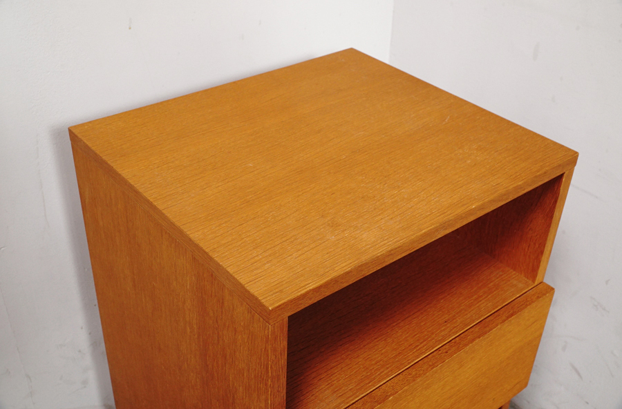 天板　unico(ウニコ) CORSO (コルソ) オーク材 ナイトテーブル　アドア東京