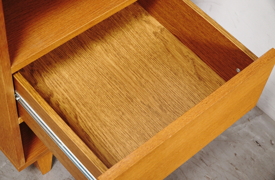 ドロワー　unico(ウニコ) CORSO (コルソ) オーク材 ナイトテーブル　アドア東京