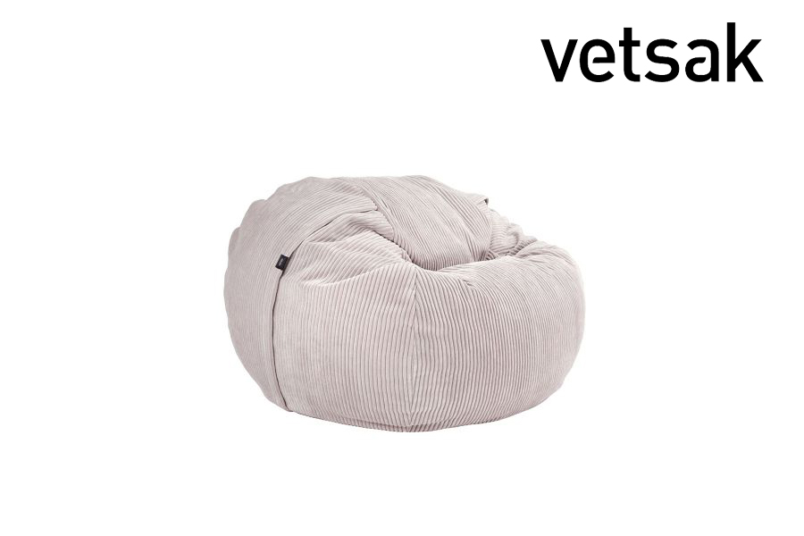 vetsak(フェットサック) フェットサックM / Cord Velours ベロア プラチナ ソファ クッション　アドア東京